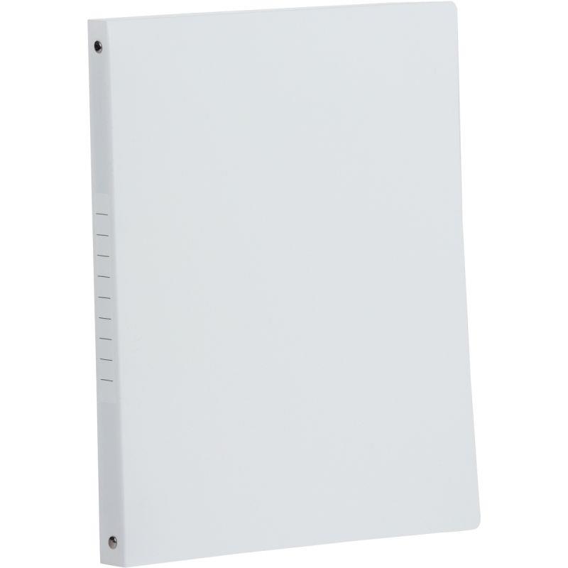 Image de  Classeur 4 anneaux en polypropylène opaque, format A4, dos 2,5 cm, blanc 