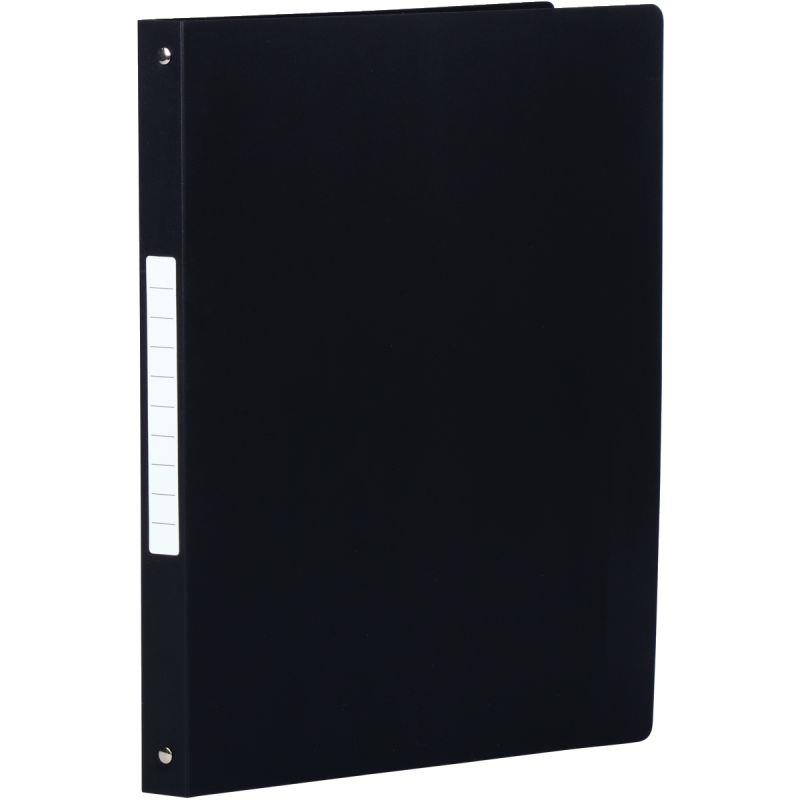 Image de  Classeur 4 anneaux en polypropylène opaque, format A4, dos 2,5 cm, noir 