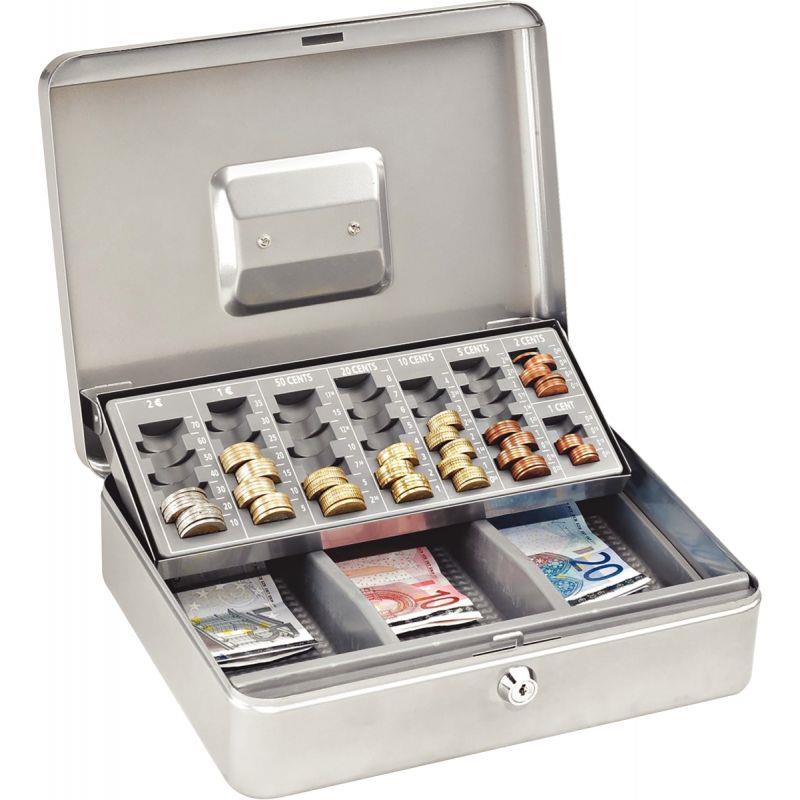 Image de  Coffret caisse et monnayeur argent 