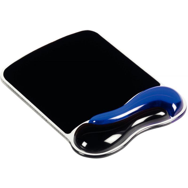 Image de  Tapis de souris Duo Gel bleu/noir 