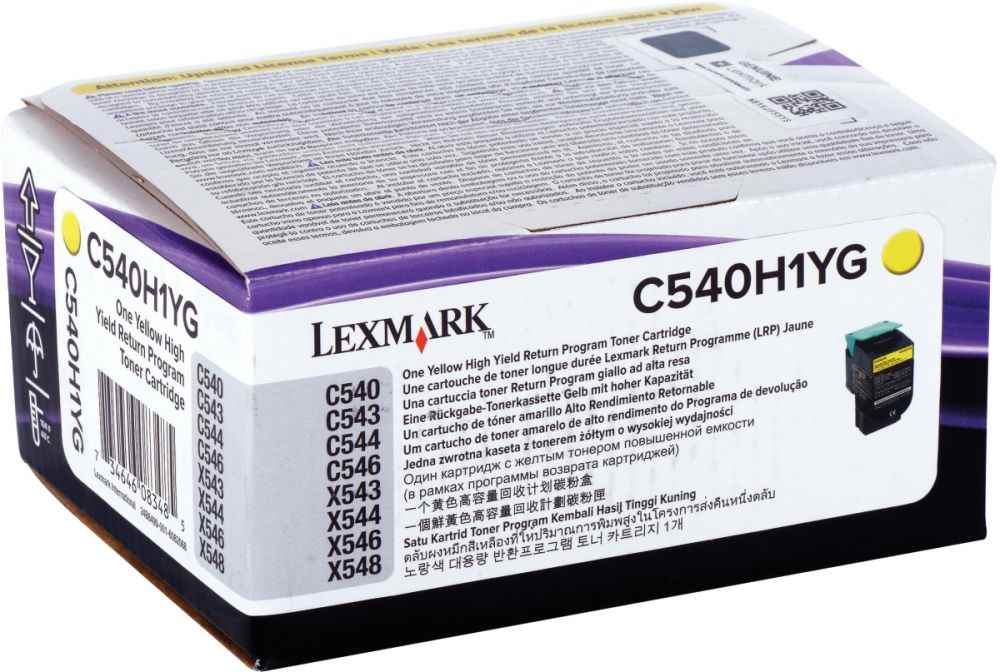Image de  Toner à la marque Lexmark C540H1YG jaune haute capacité 