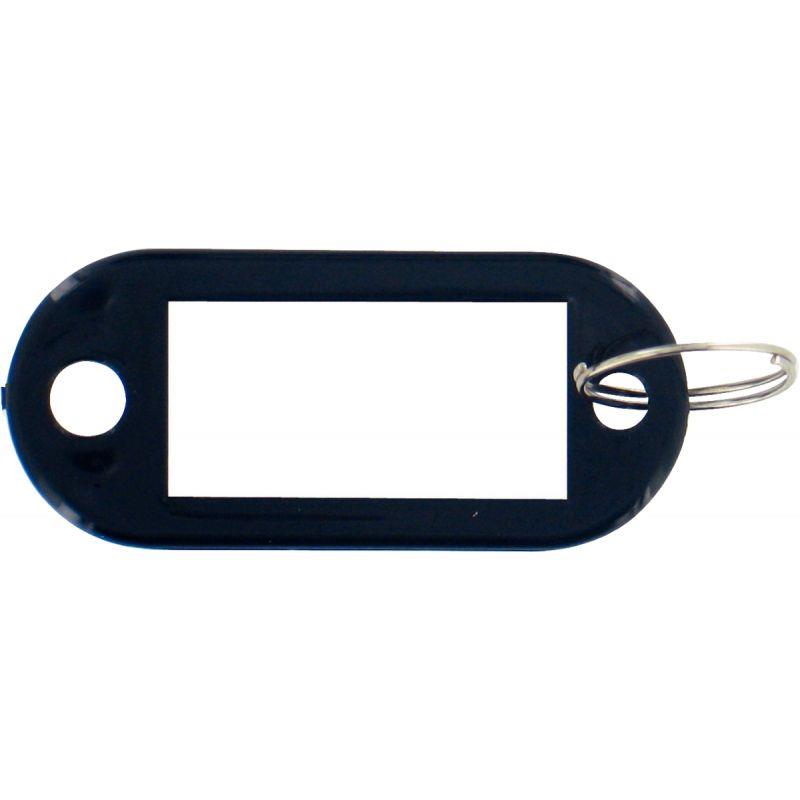 Image de  Sachet 20 porte-clés avec etiquettes noir 