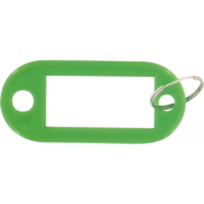 Image de  Sachet 20 porte-clés avec etiquettes vert 