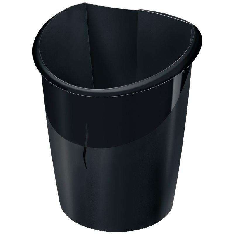 Image de  Corbeille à papier ELLYPSE recyclé 15L noire 