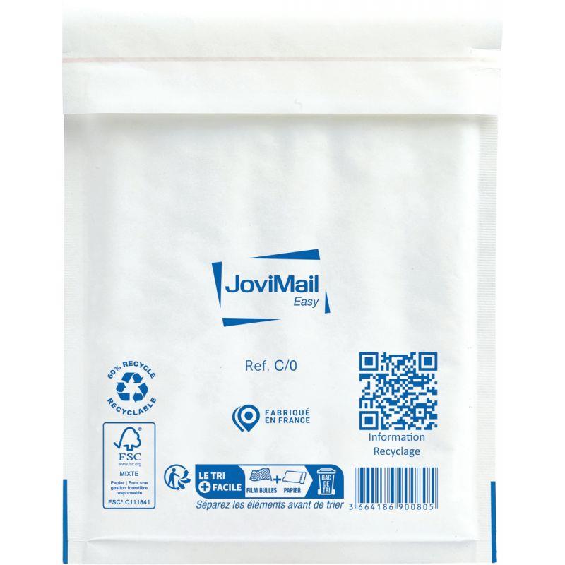 Image de  Carton de 100 pochettes blanches bulles d''air 150x210mm 