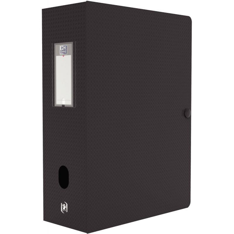 Image de  Boite de classement en polypropylène MEMPHIS dos 10 cm, noir 