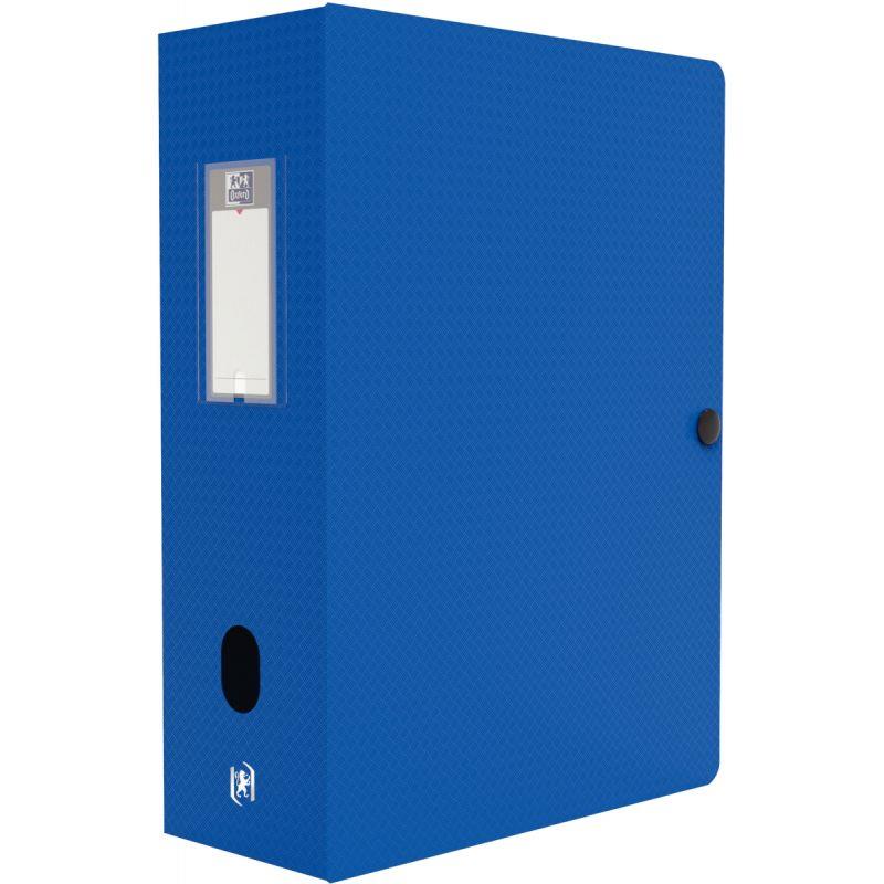 Image de  Boite de classement en polypropylène MEMPHIS dos 10 cm, bleu 