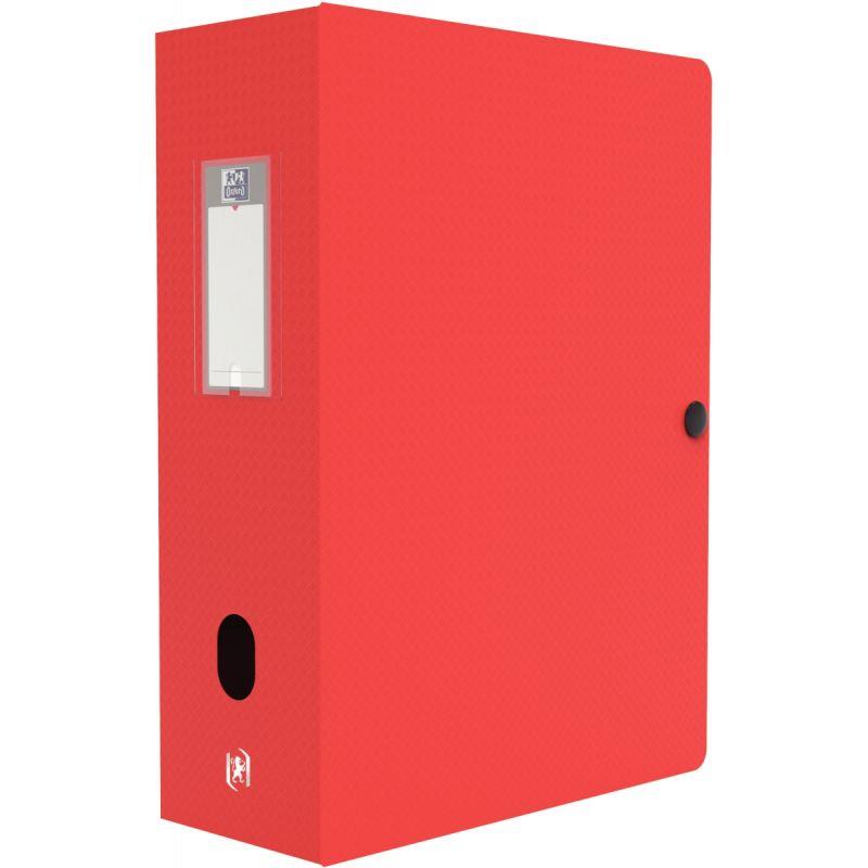 Image de  Boite de classement en polypropylène MEMPHIS dos 10 cm, rouge 