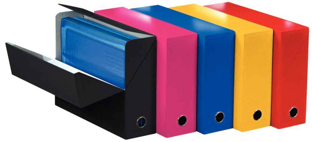 Image de  Boite de transfert COLOR LIFE, dos 9 cm, bleu 