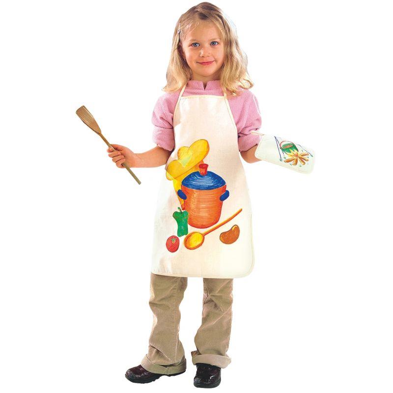 Image de  Lot de 5 tabliers pour enfants en coton 
