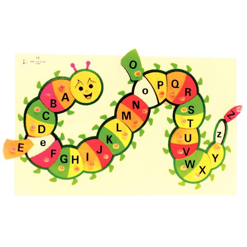 Image de  Puzzle chenille alphabet 