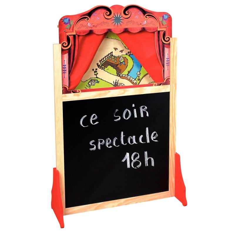 Image de  Théâtre de marionnettes en bois 