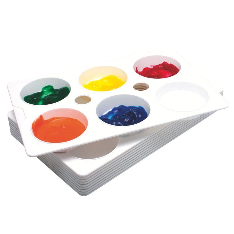 Image de  Lot de 10 palettes rectangulaires, divisées en 6 godets 