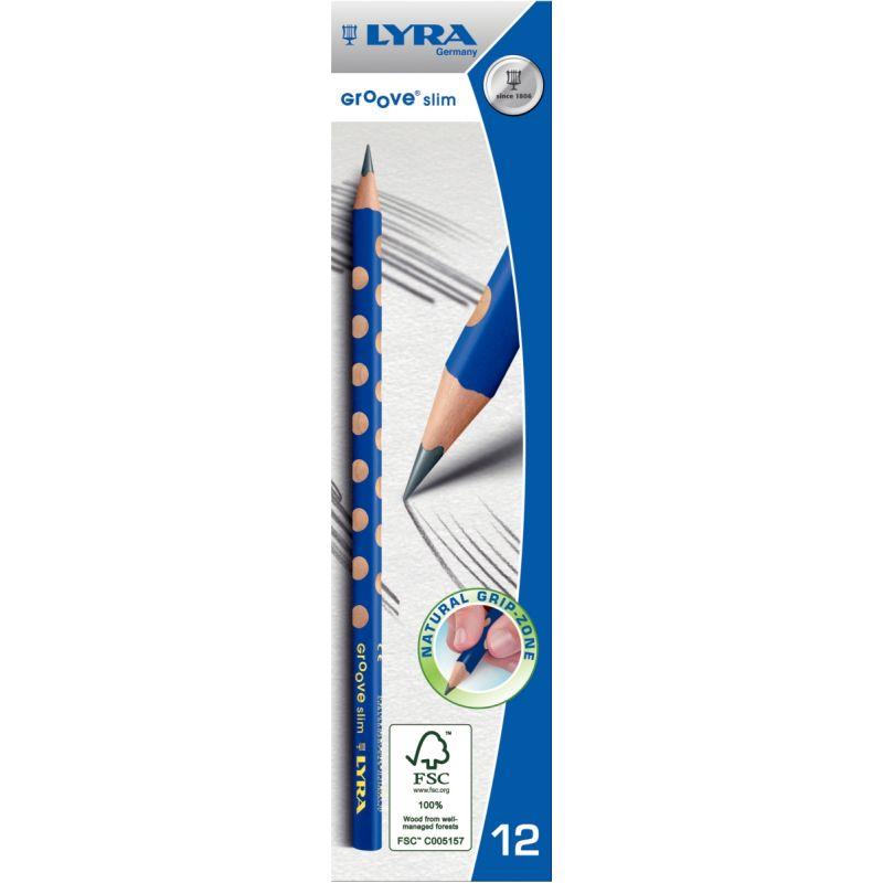 Image de  Boîte de 12 crayons graphite Groove Slim HB 