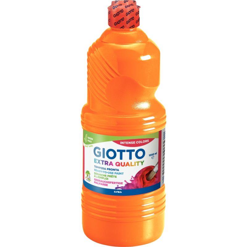 Image de  Flacon de 1L de gouache liquide GIOTTO coloris orange 