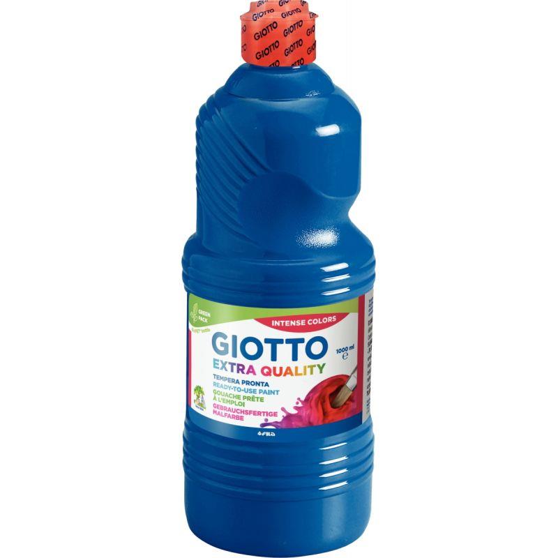 Image de  Flacon de 1L de gouache liquide GIOTTO, coloris bleu 