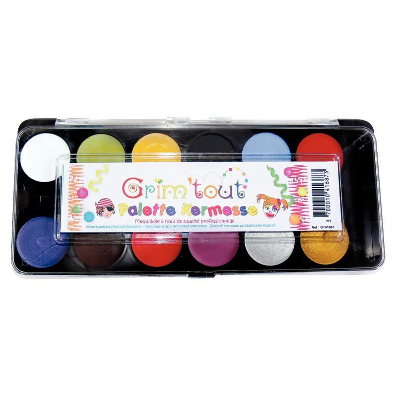 Image de  Palette de maquillage spéciale kermesse 