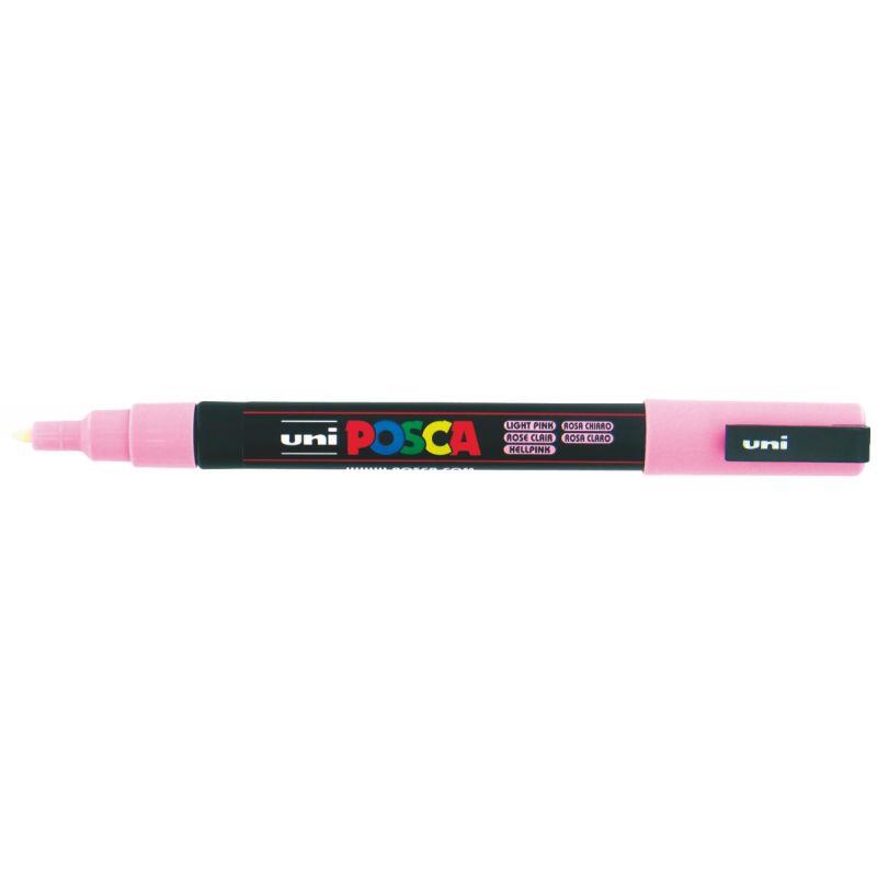 Image de  Marqueur Posca pointe fine ogive rose clair 