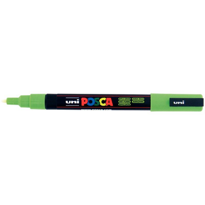 Image de  Marqueur Posca pointe fine ogive vert pomme 