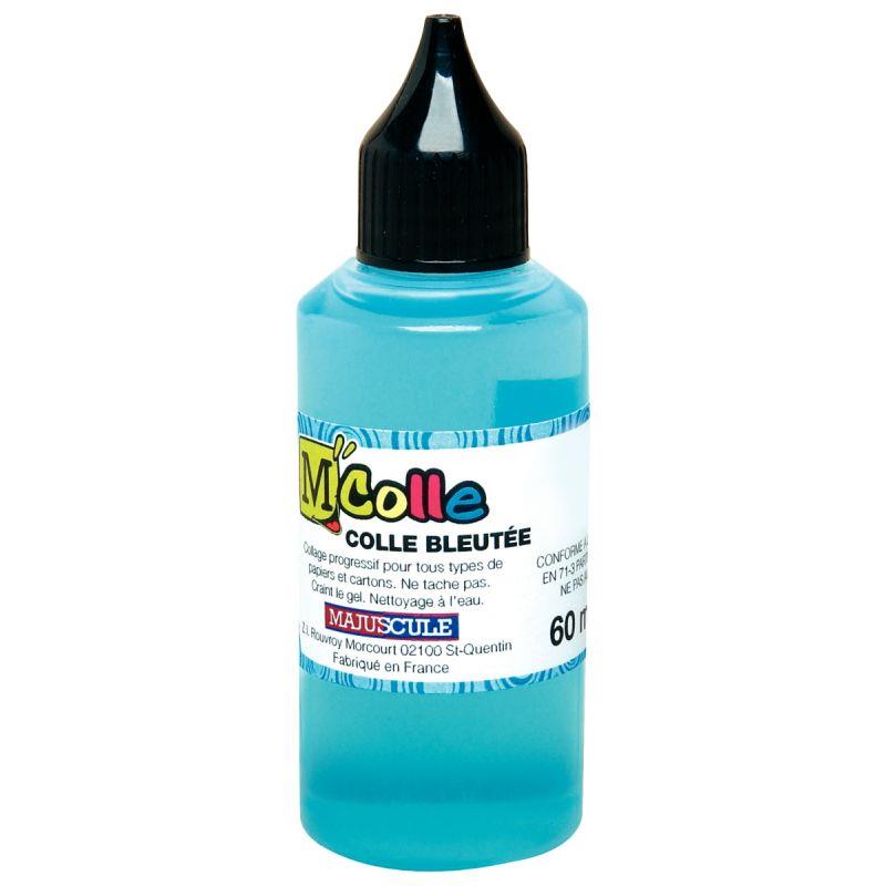 Image de  Flacon de colle 60ml bleutée MColle 