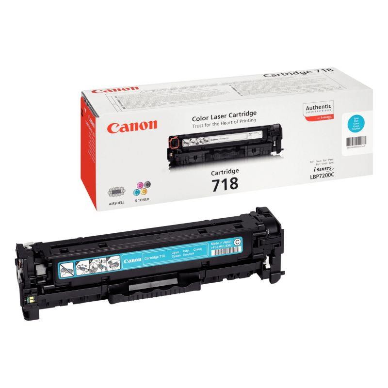 Image de  Canon 718 cartouche laser cyan authentique 
