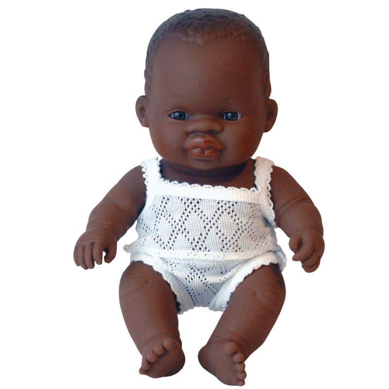 Image de  Poupée garçon africain 21 cm 