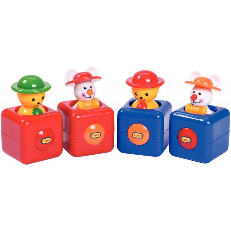 Image de  Lot de 4 cache-cache animaux TOLO 