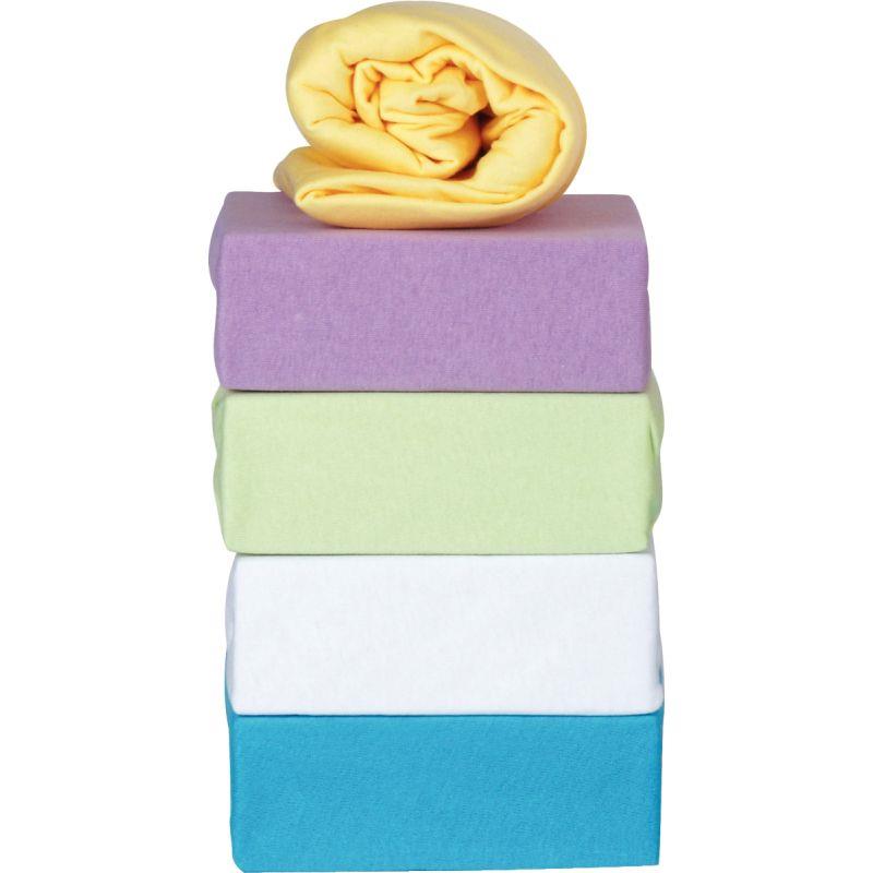 Image de  Drap housse 120x60cm jaune 