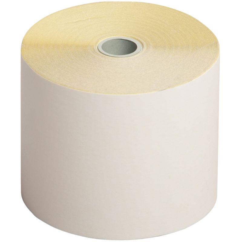 Image de  Paquet de 10 bobines 76x70x12 mm 2plis autocopiants 57g/m²  métrage (+ ou - 2m): 24m 