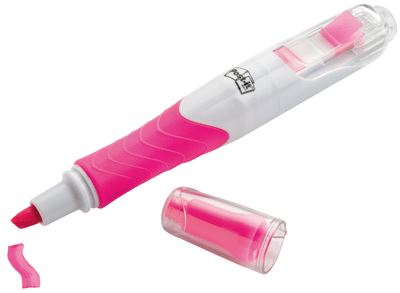 Image de  Surligneur index Post-it corps large rose 