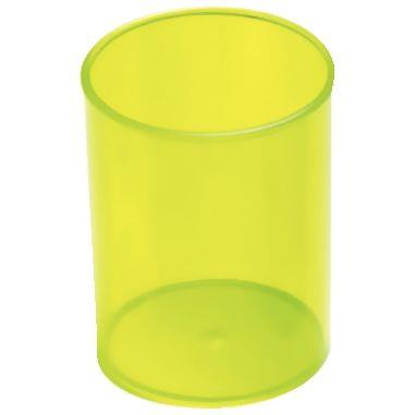Image de  Pot à crayons FLUOR anis transparent 