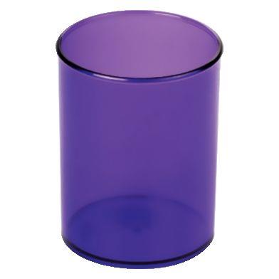Image de  Pot à crayons FLUOR violet transparent 