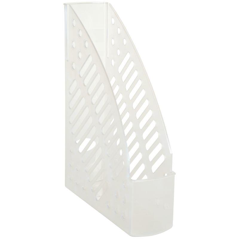 Image de  Porte-revues en polystyrène ajouré cristal 