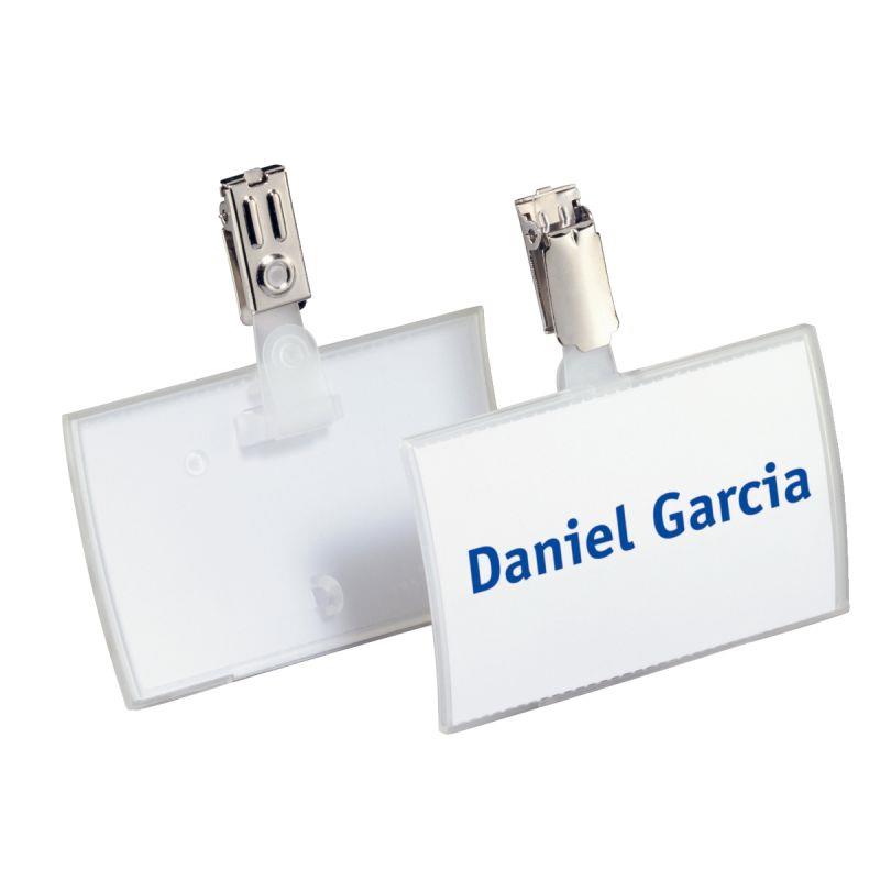 Image de  Boîte de 25 badges pliables Click Fold fixation clip de sécurité 