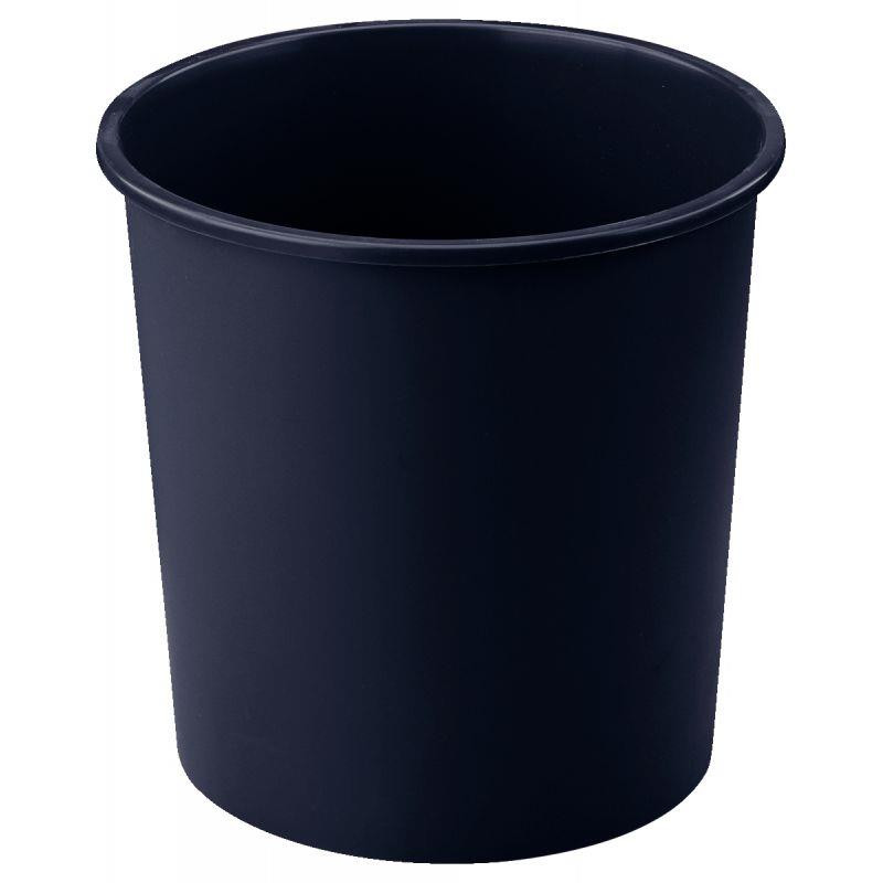 Image de  Corbeille à papier en polypropylène 18L noire 