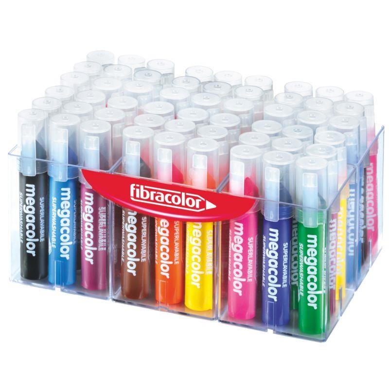 Image de  Classpack de 50 marqueurs Mégacolor assortis 