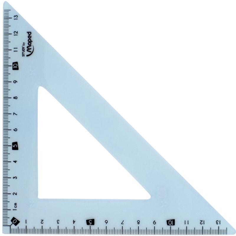 Image de  Equerre 45° 21cm incassable STUDY 