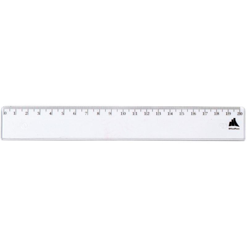 Image de  Règle plate en plastique, 20 cm 