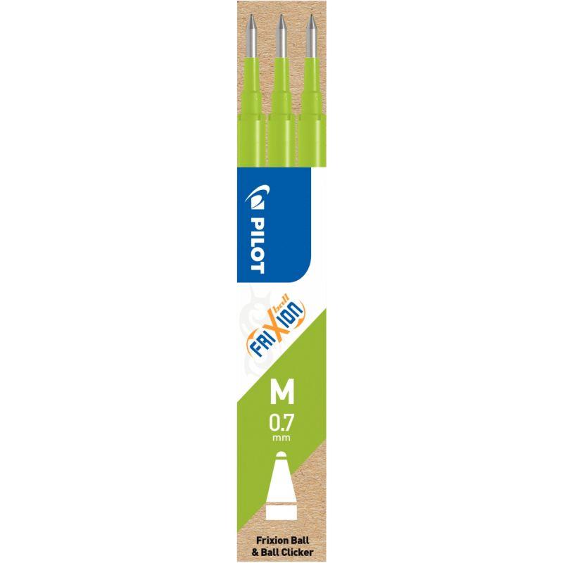 Image de  Étui de 3 recharges Frixion vert pomme 