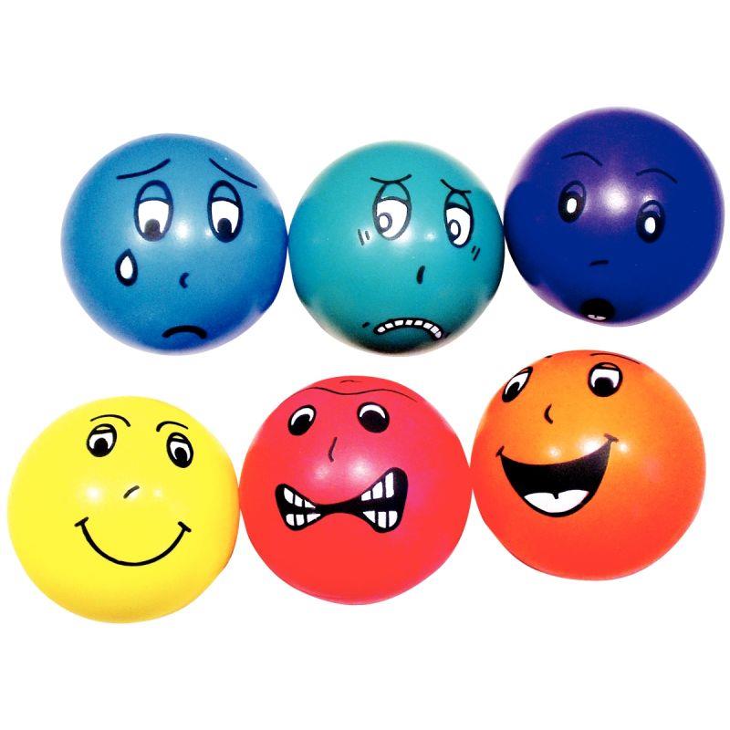 Image de  Lot de 6 balles diamétre 20cm les émotions 