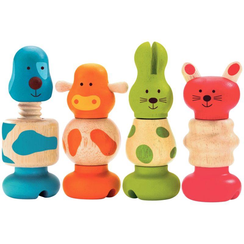 Image de  Vis-animo 12 pièces en bois 
