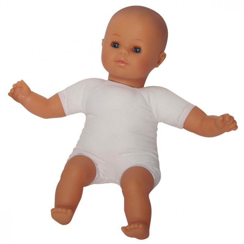Image de  Poupon européeen corps tissu 32 cm 
