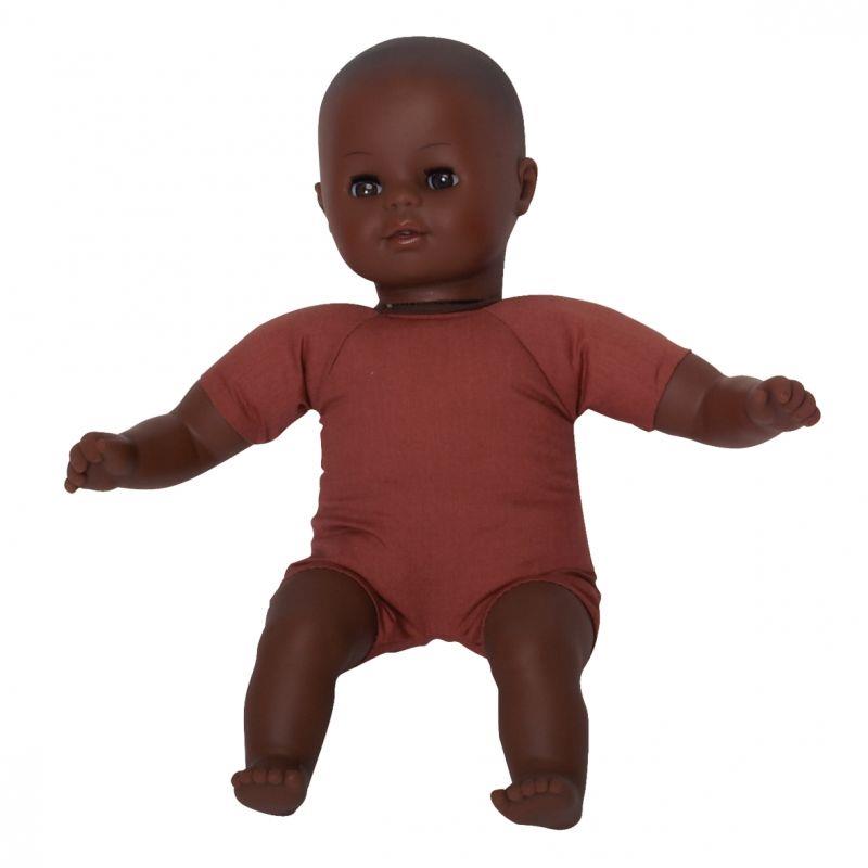 Image de  Poupon africain corps tissu 32 cm 