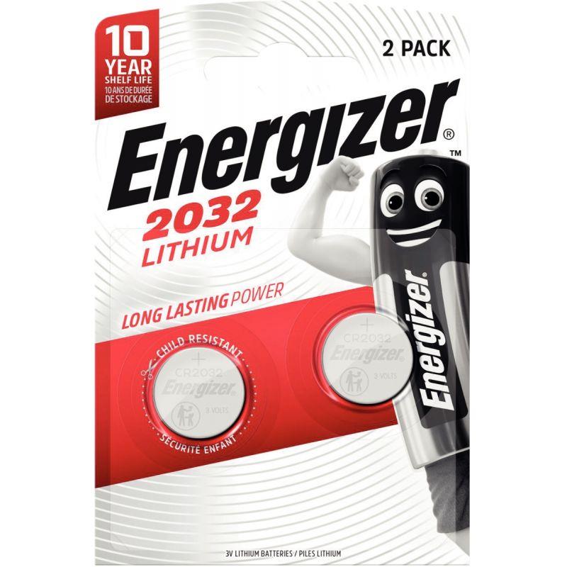 Image de  Blister de 2 pile lithium 3V CR2032 