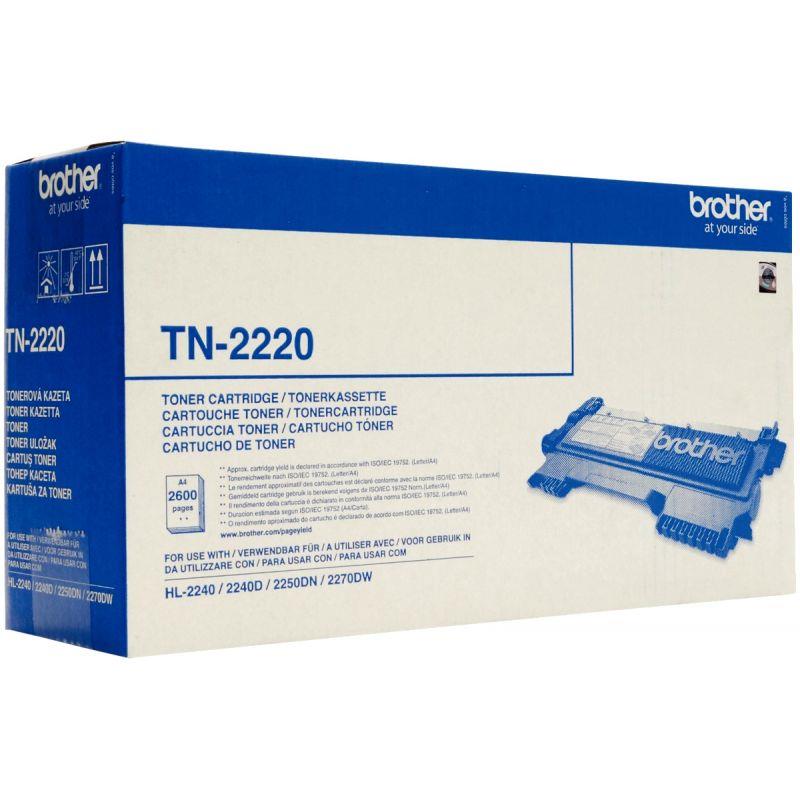 Image de  Brother TN2220 toner laser noir haute capacité authentique 