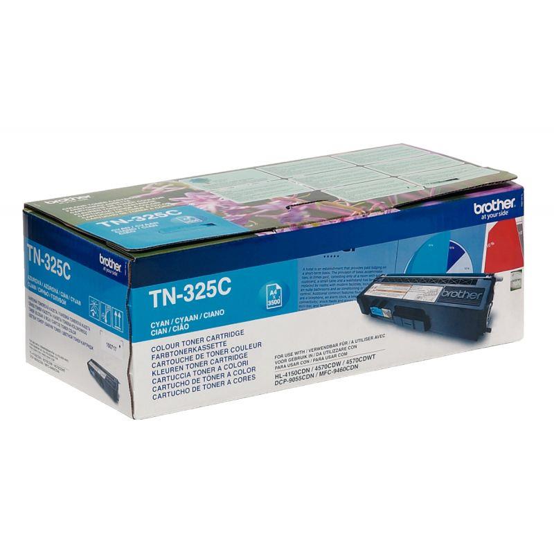 Image de  Brother TN325C toner laser cyan haute capacité authentique 