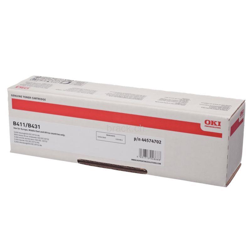 Image de  Oki 44574702 toner laser noir  authentique 