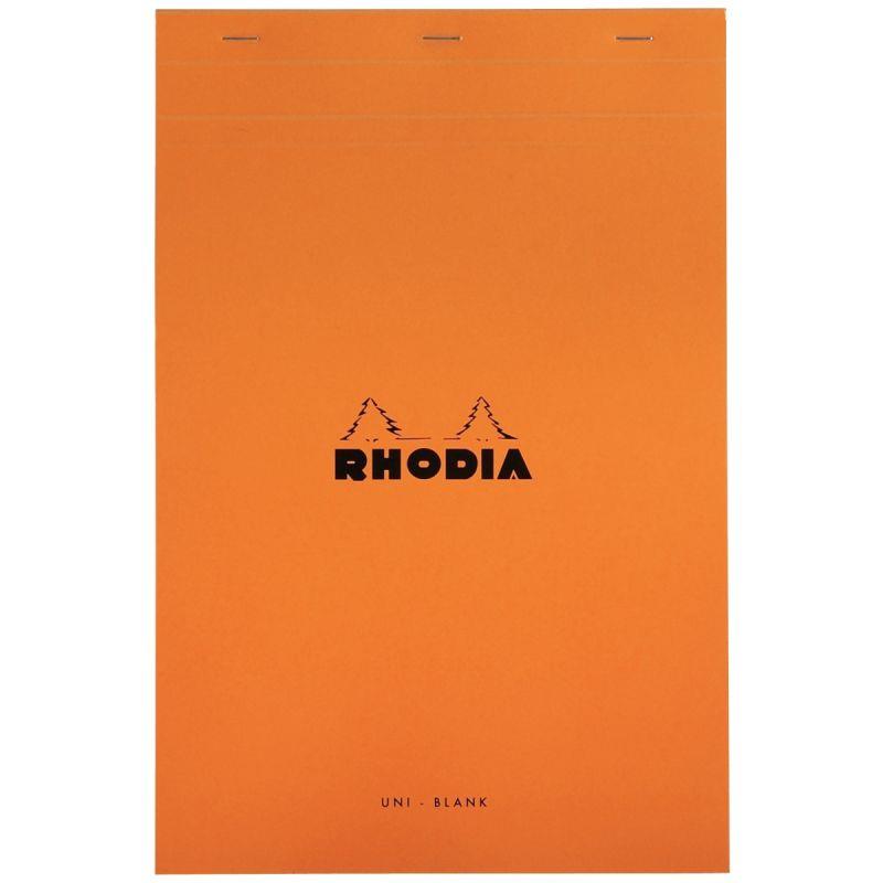 Image de  Bloc de bureau RHODIA 80 feuilles, format A4+, uni, papier blanc 80g 