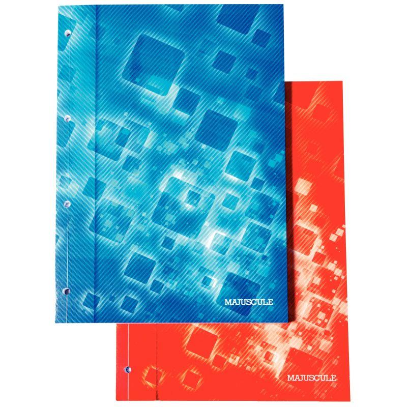 Image de  Bloc de cours MAJUSCULE 200 pages perforées, format A4, papier seyès blanc 90g 
