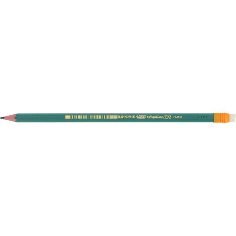Image de  Boîte de 12 crayons Évolution HB bout gomme 